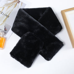 Cozy Multi-Color Faux Fur Scarf Image 7