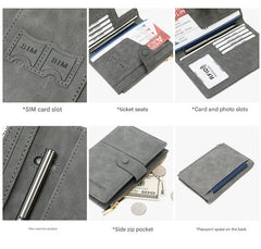 Secure RFID Passport Holder in Red