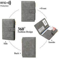 Secure RFID Passport Holder in Blue