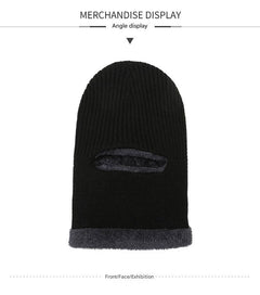 Side view of stylish beanie for winter