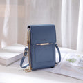 Urban minimalist shoulder bag in purple