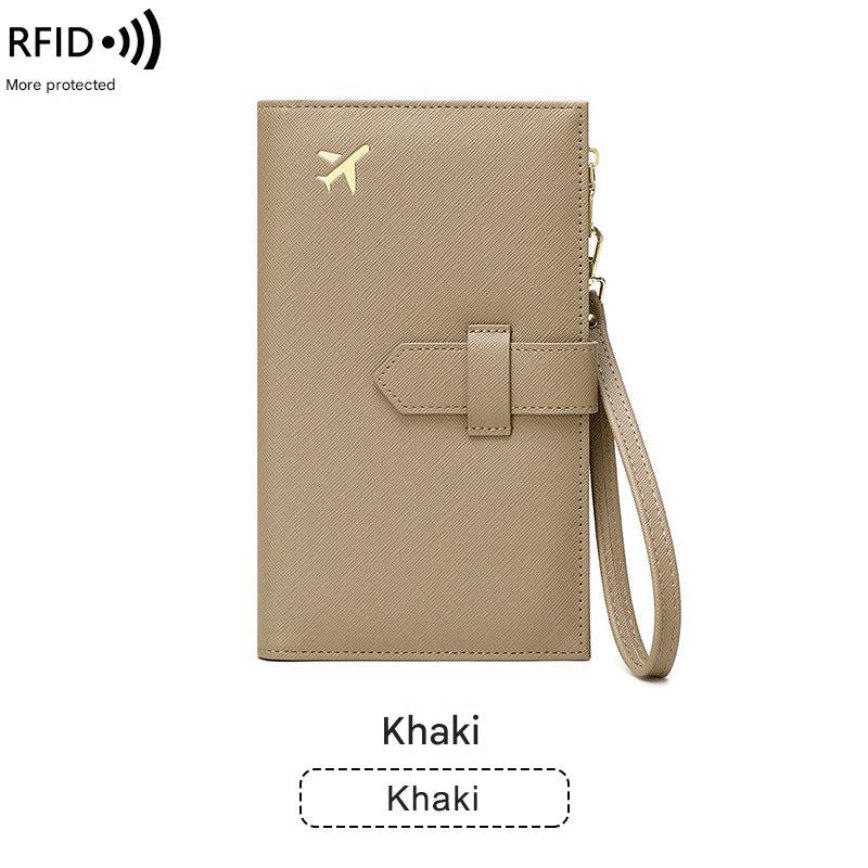 fashionable passport holder lifestyle shot