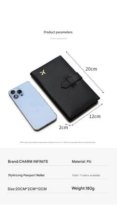 fashionable passport holder lifestyle shot