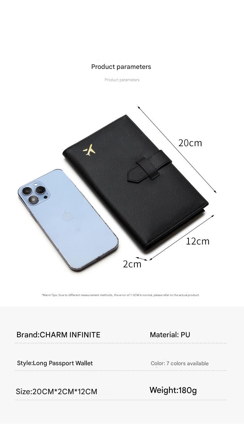 fashionable passport holder lifestyle shot