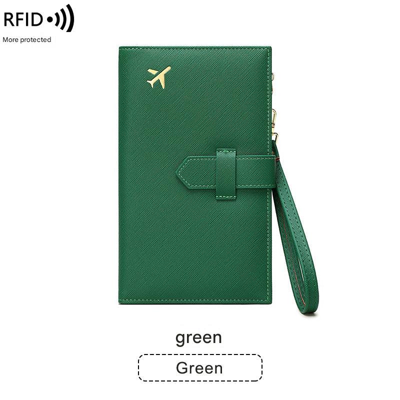 stylish passport holder with cards