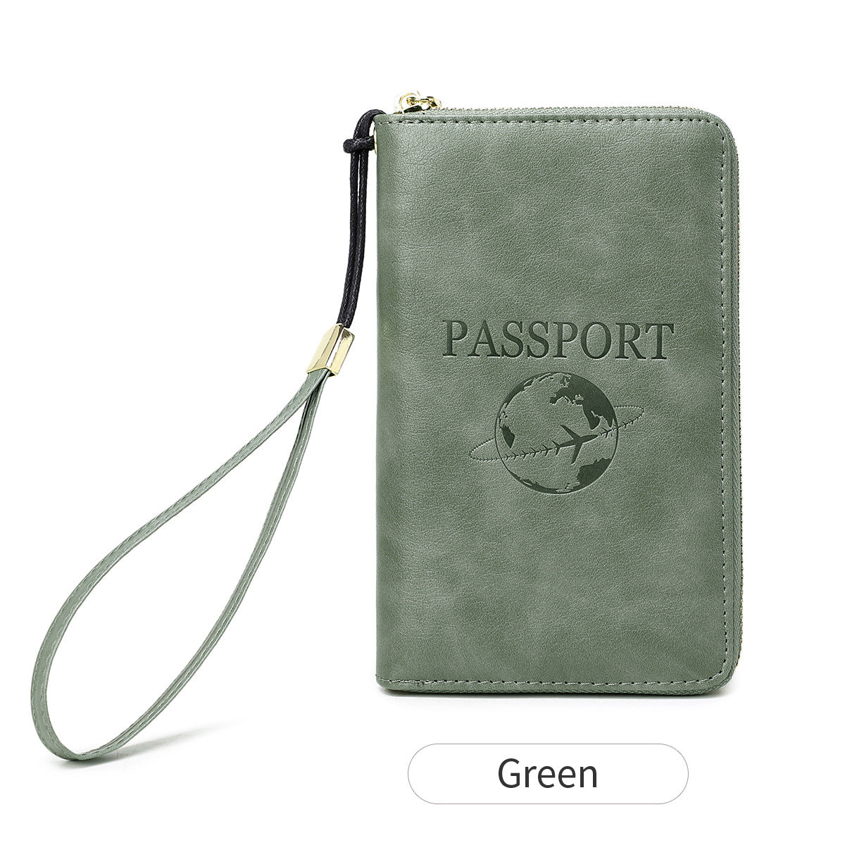 RFID passport holder in brown