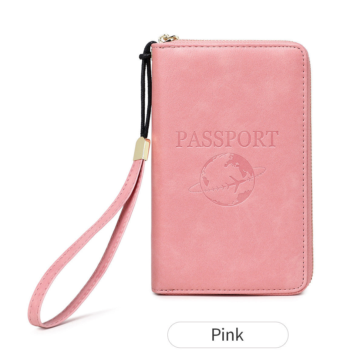 RFID passport holder in red