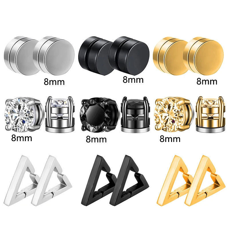 Set of 10 pairs of magnetic ear cuffs image 10