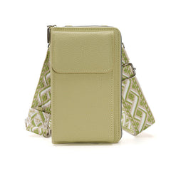 Crossbody bag in apricot colour