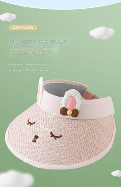 Lightweight kids sun hat perfect for beach trips