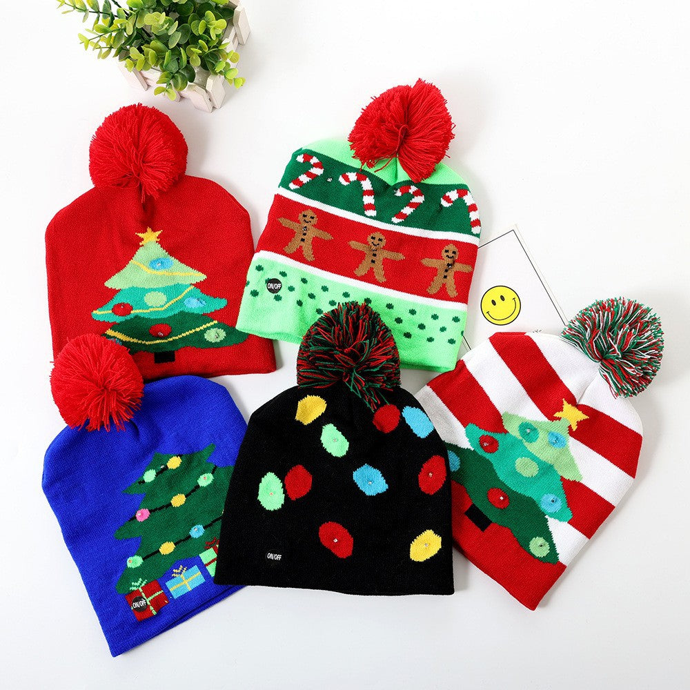 brightly coloured winter beanie