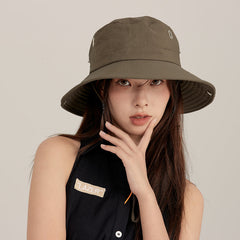 black wide brim summer cowboy hat