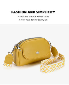 Chic brown women's shoulder bag