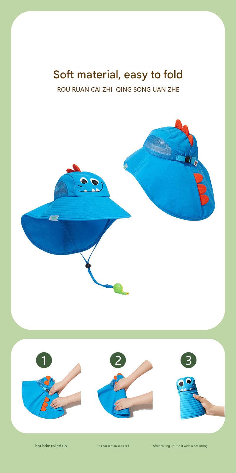 Wide brim kids' sun hat for ultimate UV protection