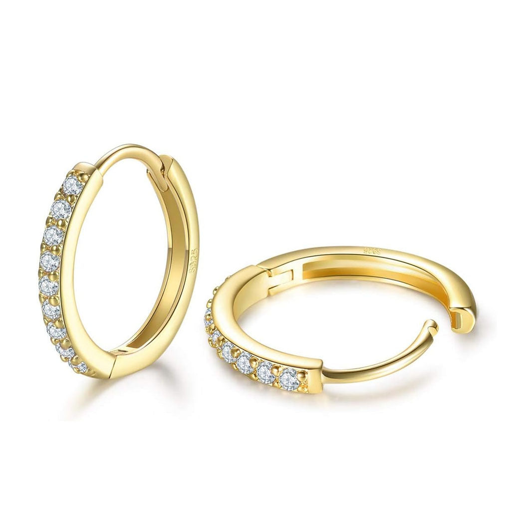 elegant gold and silver earrings