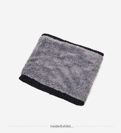 Stylish winter neck warmer in grey colour