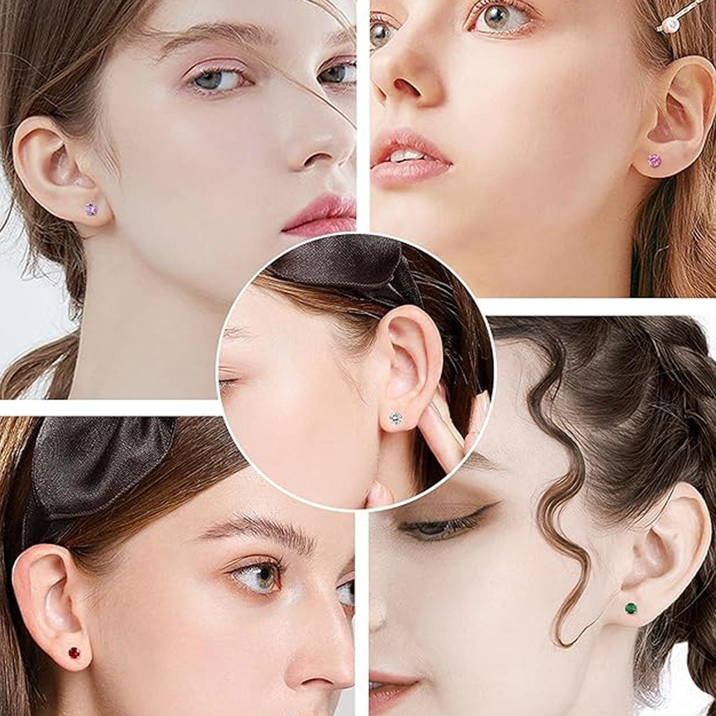 Elegant titanium earrings in various colours - image 4