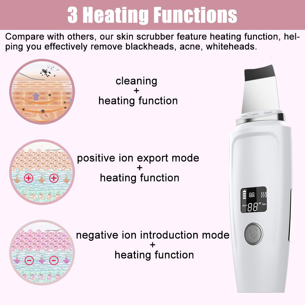 LCD Skin Scrubber facial cleansing device