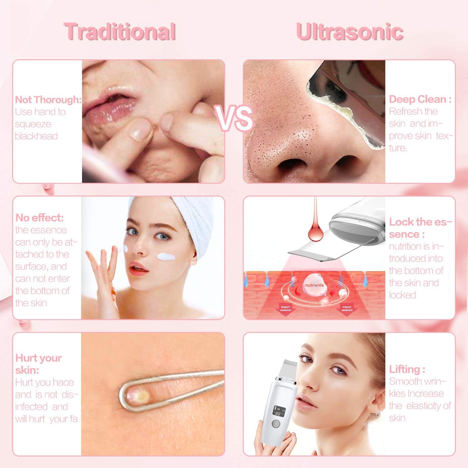 Blackhead removal tool for home use