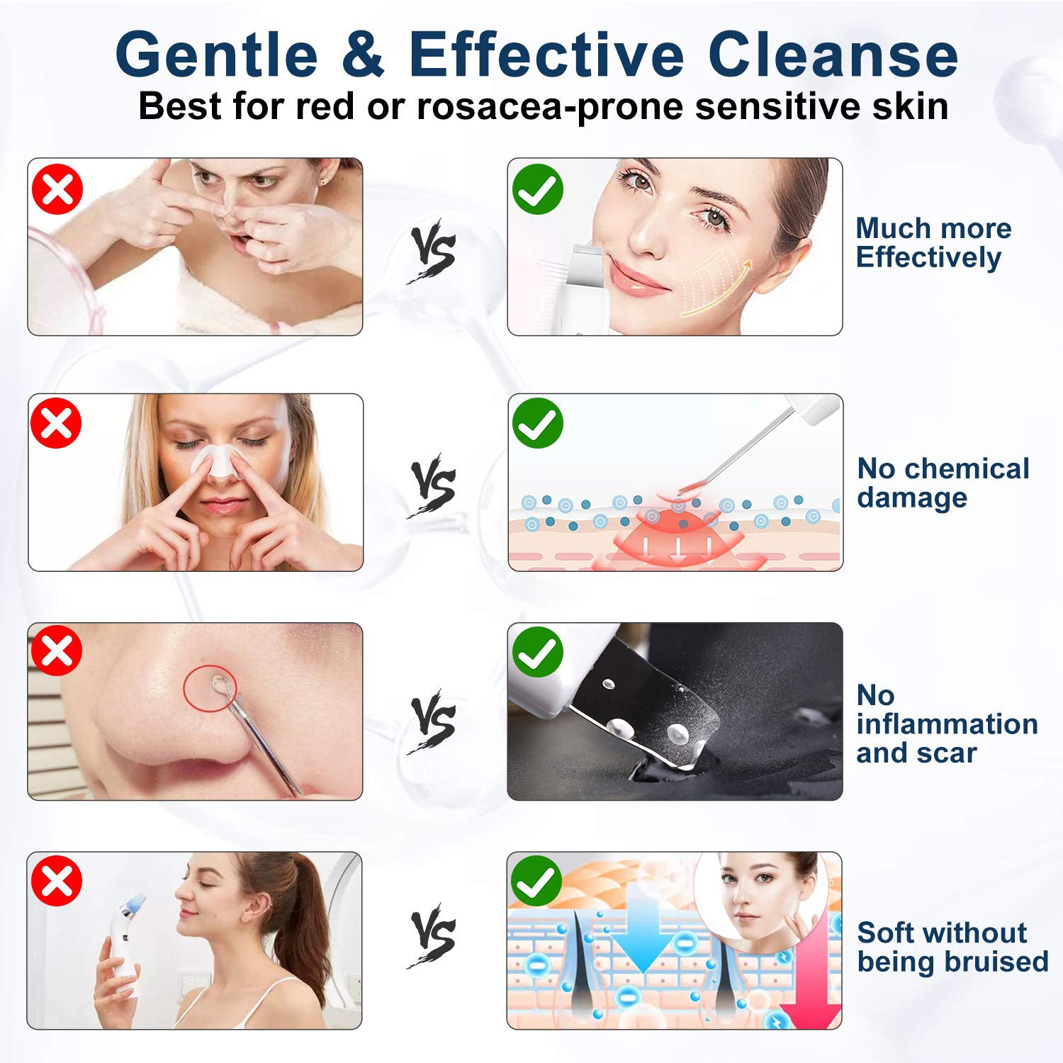 Portable skin scrubber for skincare routine