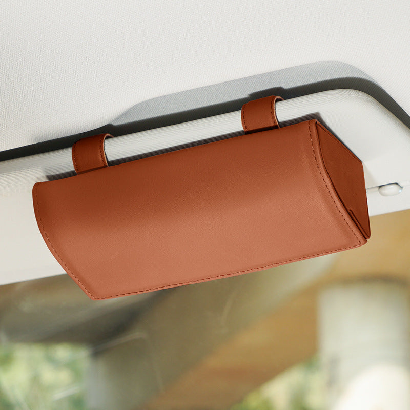 Sunglasses holder displaying multiple colour options