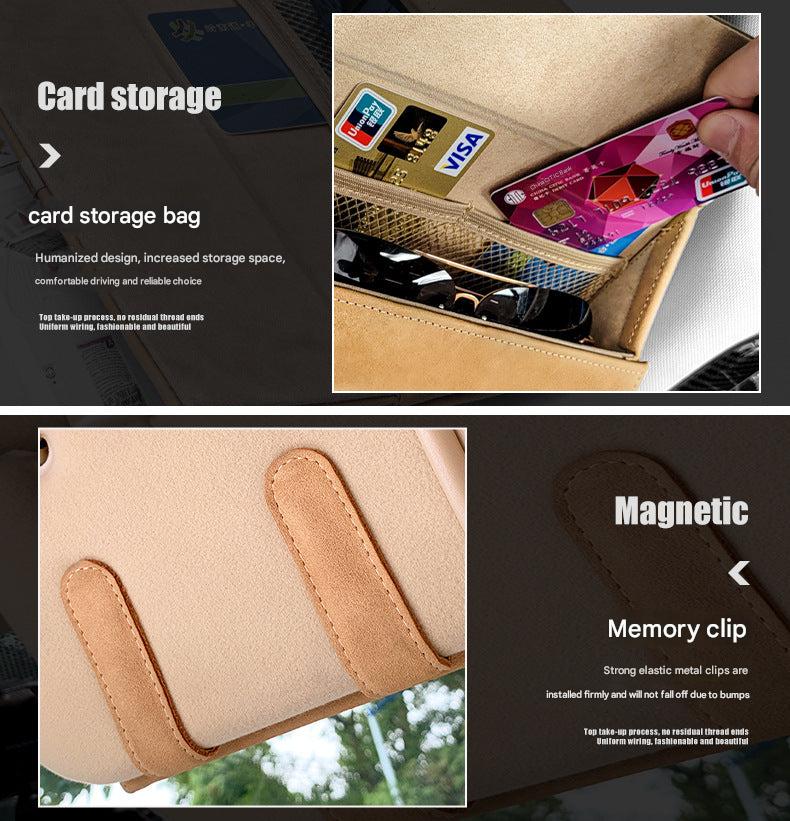 Versatile Car Visor Clip for Sunglasses Image 2