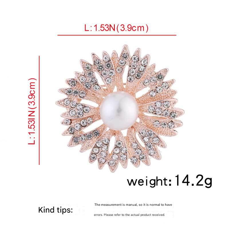stylish brooch design on clothing