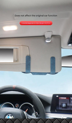 Sunglasses storage in vehicle