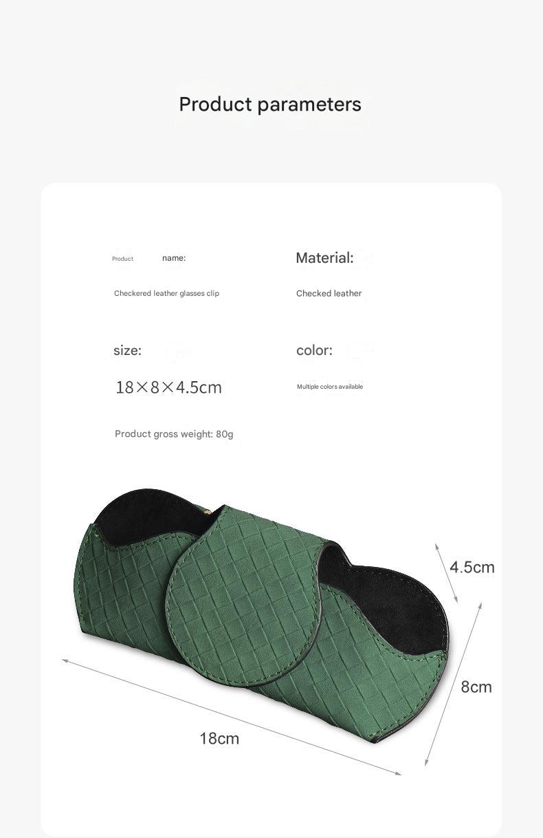 Compact sunglasses holder interior