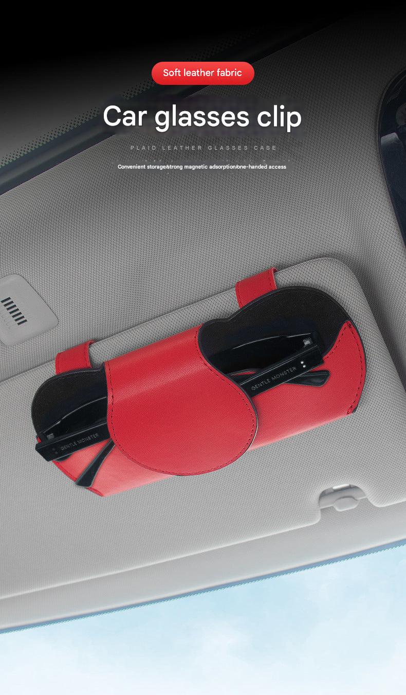 Sunglasses holder in various colours