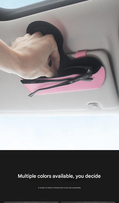 Durable sunglasses holder for cars