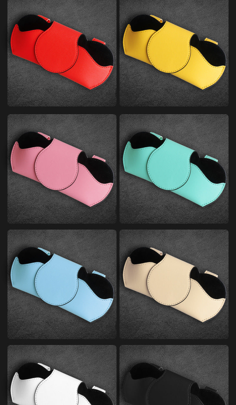 Compact sunglasses holder with clip