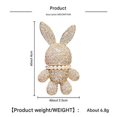 Fashion Accessory Rabbit Brooch - Image 7