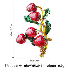 Fashionable Pin against a Floral Background