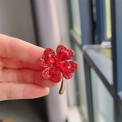 Detailed view of stylish brooch design