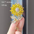 Unique Sunflower Pin for Jewelry Lovers