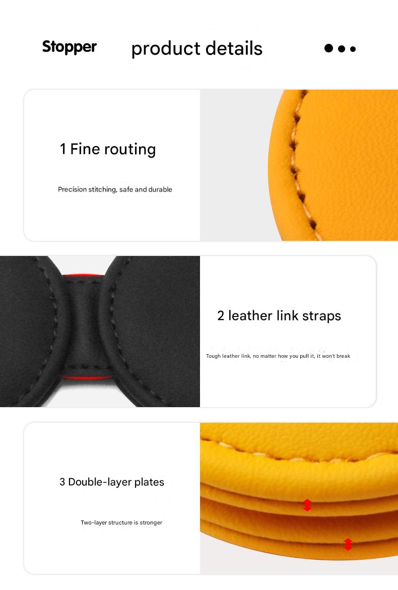 Adjustable car seat belt clip in various colours