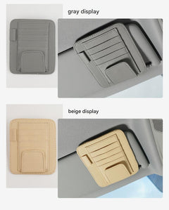 Side view of stylish car organiser for sunglasses