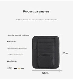 Functional aspects of car organiser for sunglasses