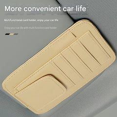 Side view of stylish car organiser for sunglasses