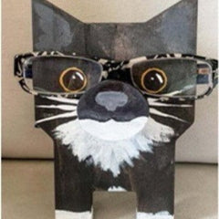 Creative Wooden Animal Eyeglasses Holder design 2