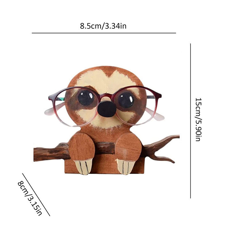 Creative Wooden Animal Eyeglasses Holder design 6