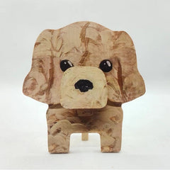Creative Wooden Animal Eyeglasses Holder design 1