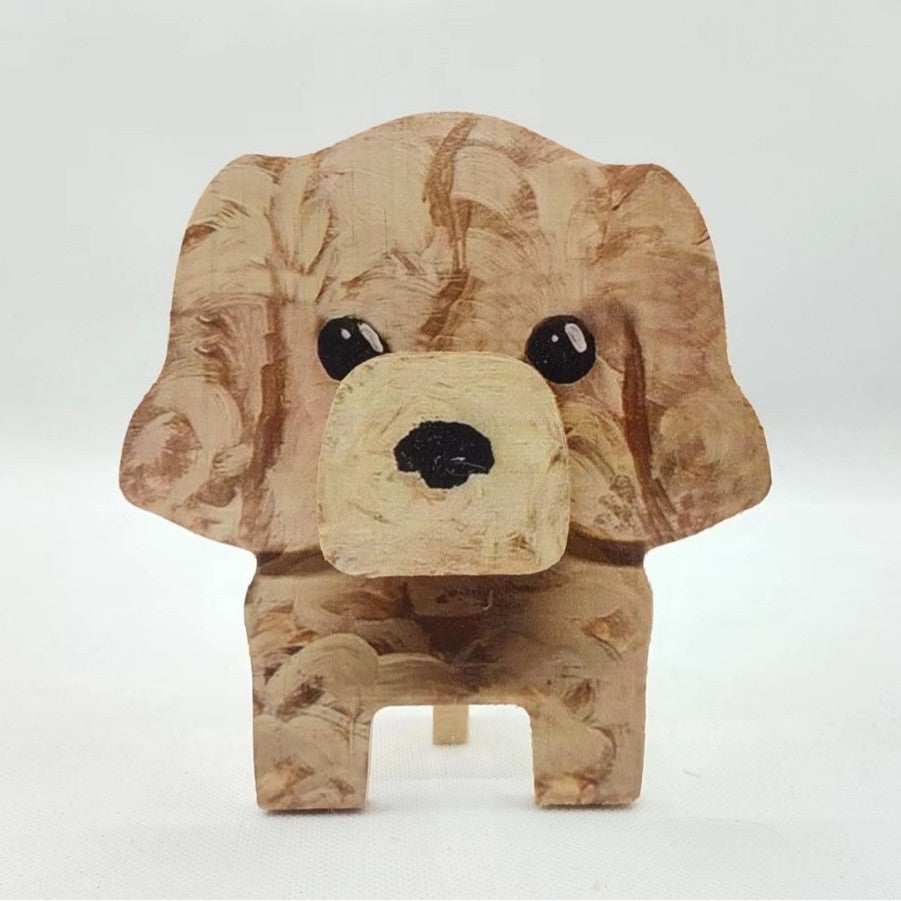 Creative Wooden Animal Eyeglasses Holder design 1