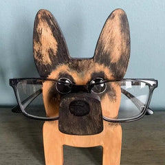 Creative Wooden Animal Eyeglasses Holder design 2