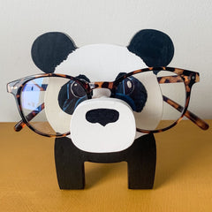 Creative Wooden Animal Eyeglasses Holder design 3