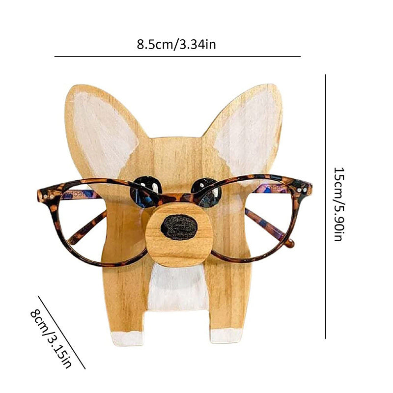Creative Wooden Animal Eyeglasses Holder design 5