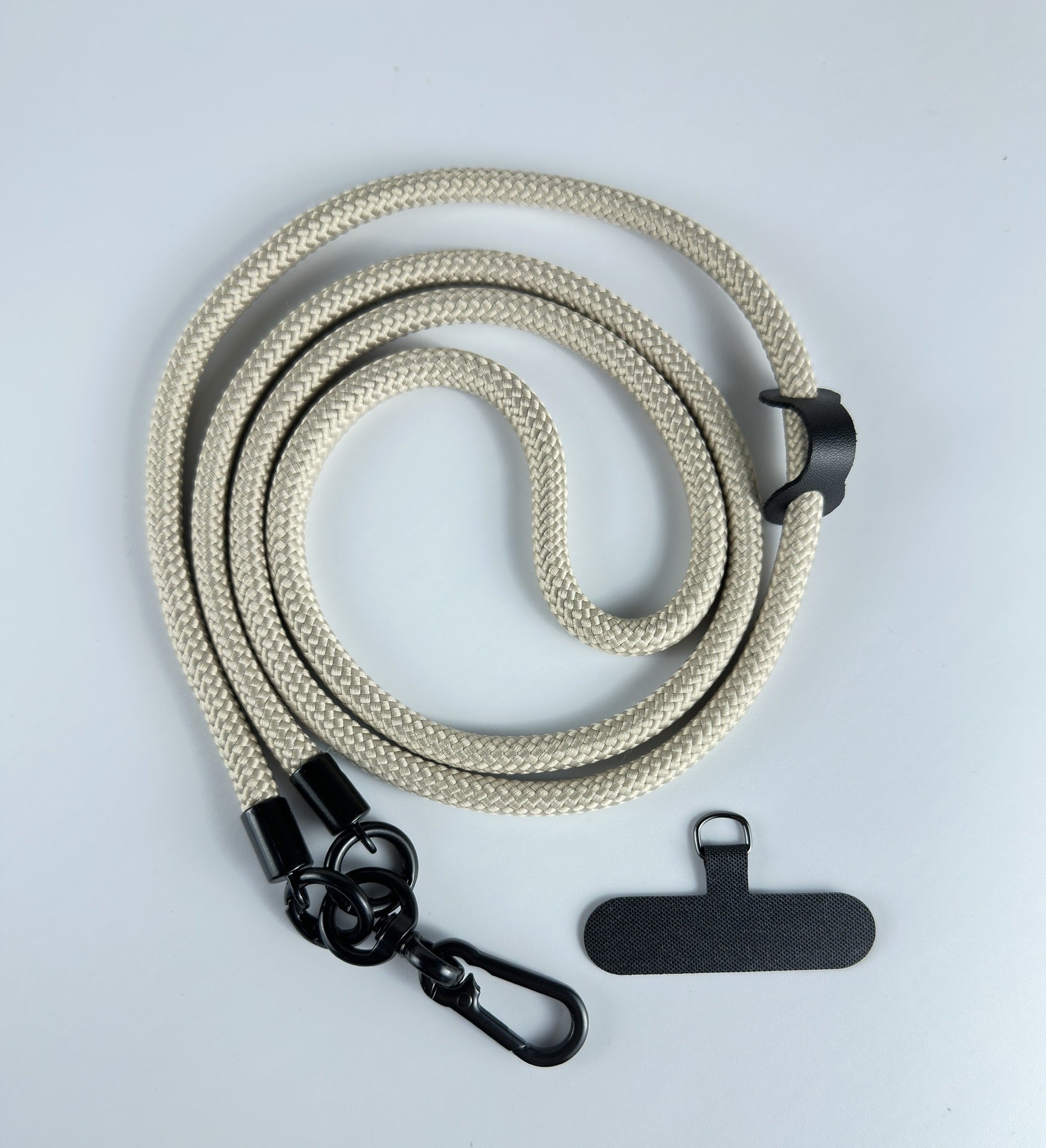 Nylon phone lanyard with adjustable strap