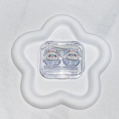 Chic dark blue lens case for everyday use