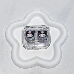 Fashionable grey contact lens storage case